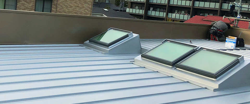 天窓（トップライト）の交換